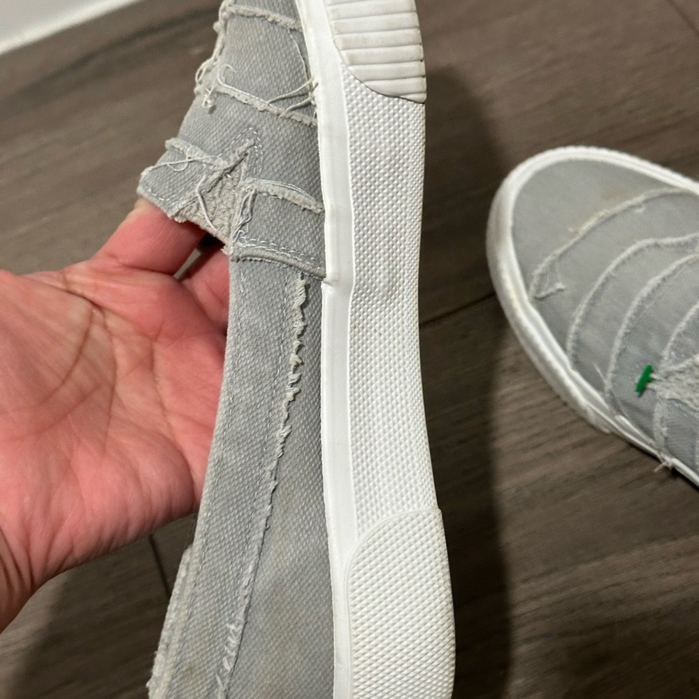 Women's Slip-On Moccasin Sneakers in Light Gray - Picture 10 of 13